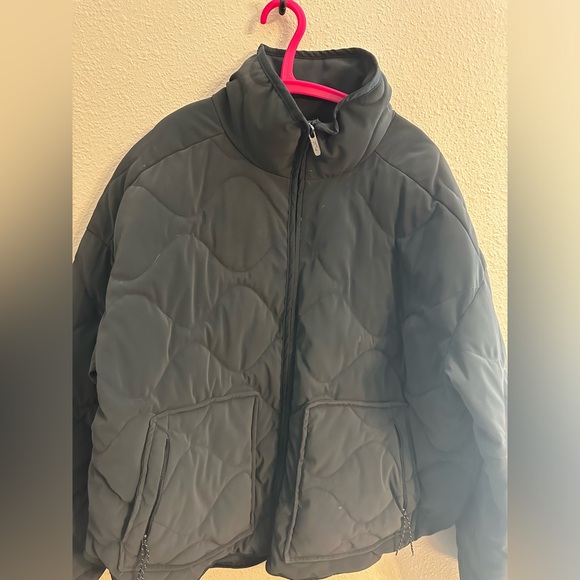 FLX puffer waterproof  jacket size large-EVERGREEN - Picture 3 of 7